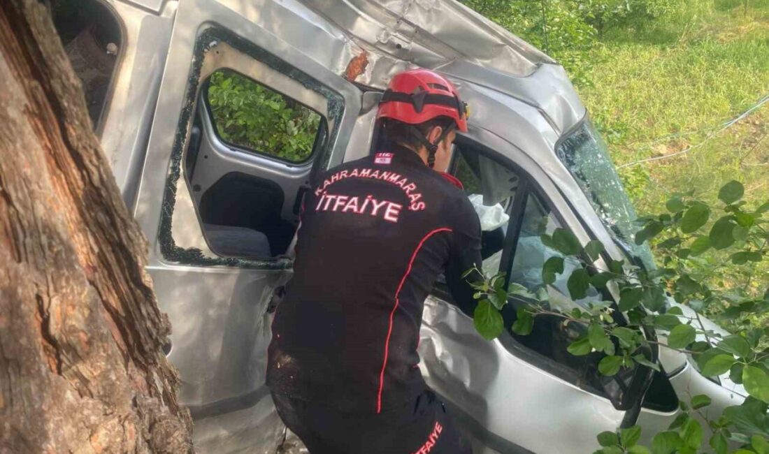 Kahramanmaraş’ta meydana gelen trafik kazasında 1’i ağır toplam 4 kişi