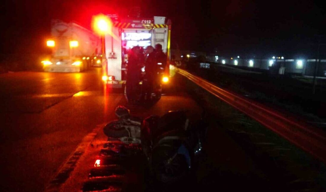 Kilis’te kamyonet ile motosikletin çarpıştığı trafik kazasında 1 kişi ağır