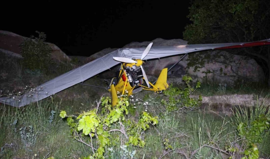 Nevşehir’in Kapadokya bölgesinde gün batımı uçuşu sırasında motor arızası meydana