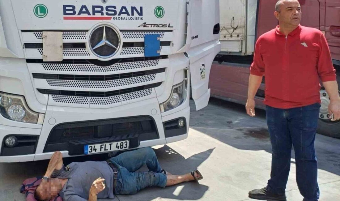 Edirne’deki Kapıkule Sınır Kapısı’nda tır parkında meydana gelen kazada bir