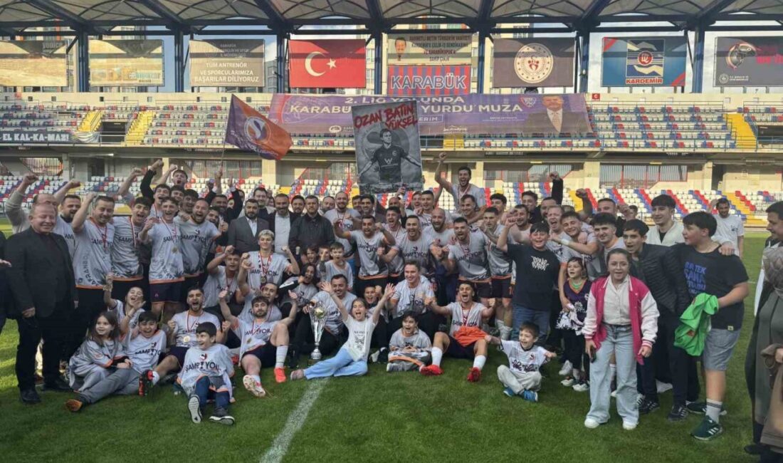 Karabük 1.Amatör Futbol Ligi’nde şampiyon Safranboluspor oldu. Karabük 1.Amatör Lig