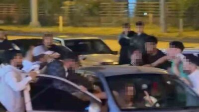 Karabük’te bir grup tarafından araçta bulunan 2 kişinin darbedildiği kavga