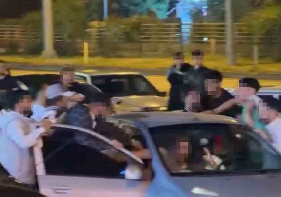 Karabük’te bir grup tarafından araçta bulunan 2 kişinin darbedildiği kavga