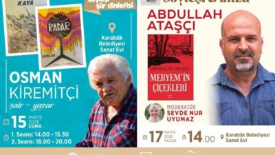 Karabük Belediyesi’nin kültür sanat etkinlikleri kapsamında şair ve yazarlar, Karabüklü