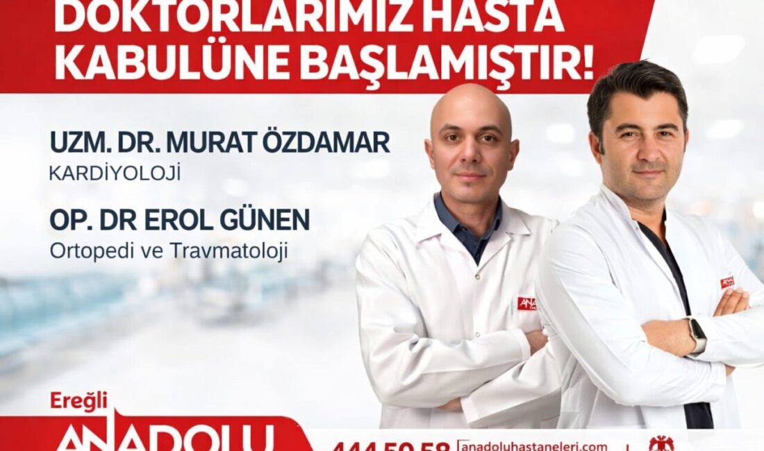 Zonguldak Karadeniz Ereğli ilçesinde Kardiyoloji ve Ortopedi uzmanları bölge halkına