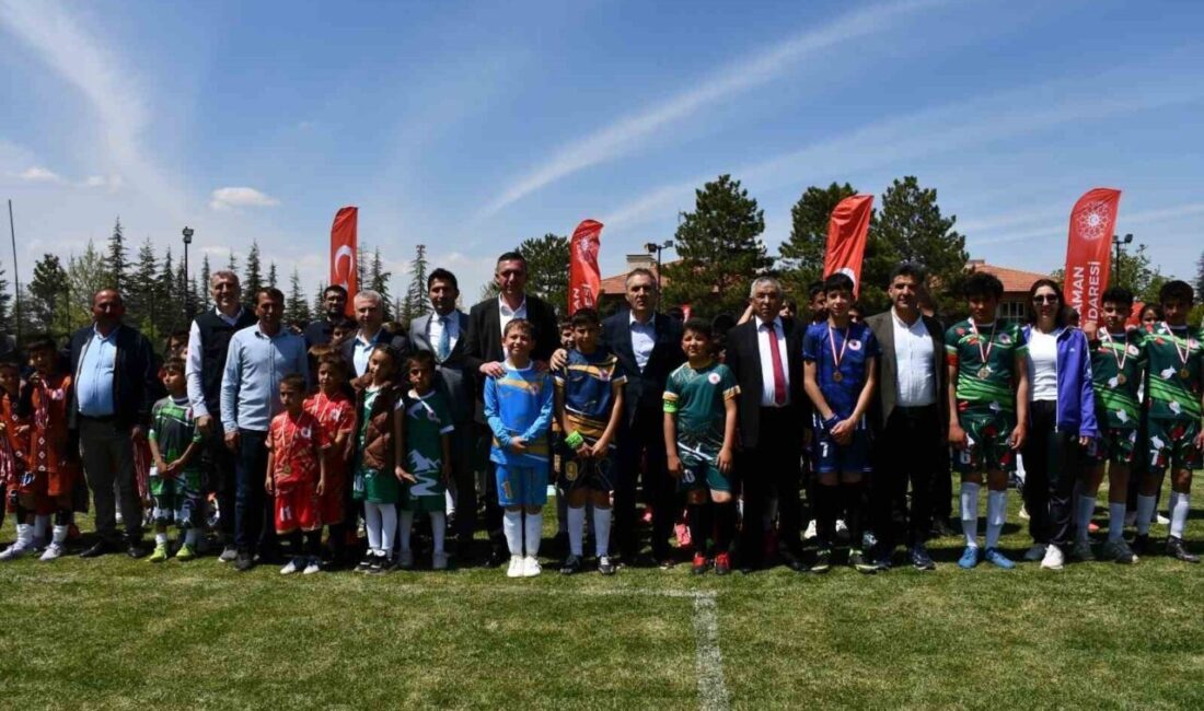 Karaman’da “Kırsaldan Kente Yolculuk” projesi çerçevesinde köylerdeki çocuklar için futbol
