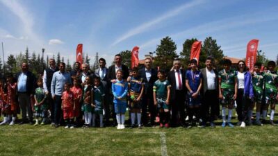 Karaman’da “Kırsaldan Kente Yolculuk” projesi çerçevesinde köylerdeki çocuklar için futbol