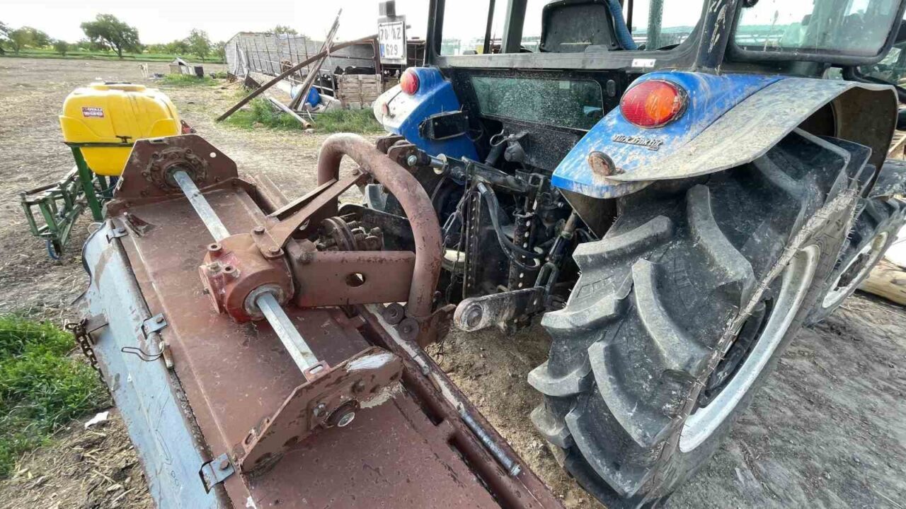 Karaman’da kolu traktör şaftına sıkışan şahıs yaralanarak hastaneye kaldırıldı. Olay,
