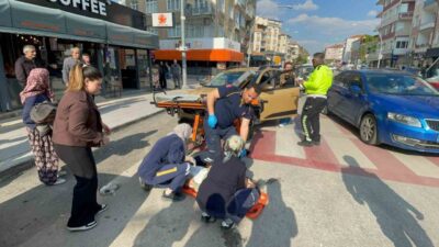 Karaman’da otomobille çarpışan motosikletin sürücüsü yaralandı. Kaza, Külhan Mahallesi Kemal