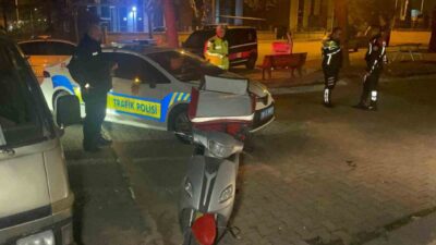 Karaman’da polisin ’dur’ ihtarına uymayarak kaçan motosiklet sürücüsüne trafik ekiplerince