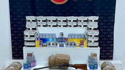 Kars’ta düzenlenen operasyonda 11 bin 80 adet doldurulmuş makaron, 120