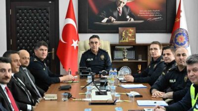Kars İl Emniyet Müdürü Murat Abdullah Tombul başkanlığında, emniyet teşkilatının