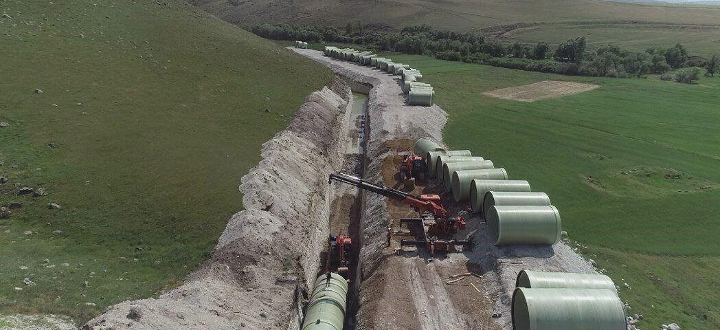 Kars’ta tarımın geleceğini değiştirecek projede çalışmalar aralıksız sürüyor. Devlet Su