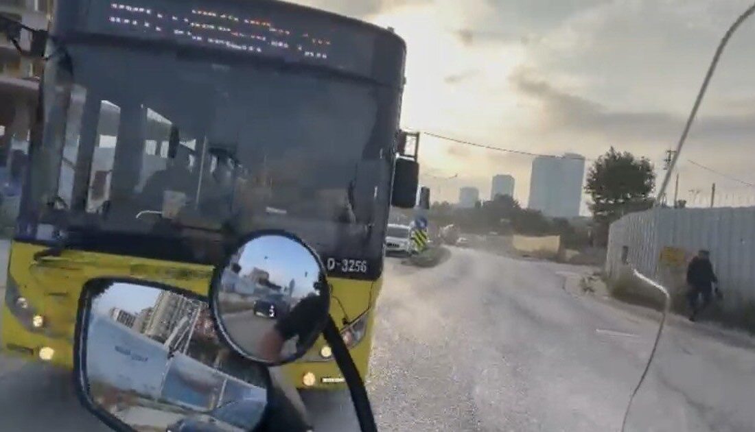 Kartal’da yeşil ışıkta yoluna devam eden motosiklet sürücüsü, kırmızı ışıkta