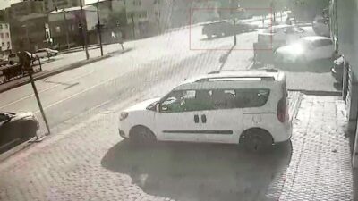 Bursa’da iddiaya göre kavşakta kırmızı ışığı beklemek istemeyen sürücü, bir