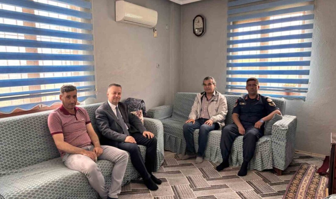 Aydın’ın Karacasu ilçesinde Kurban Bayramı dolayısıyla şehit yakınları ve gaziler