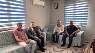 Aydın’ın Karacasu ilçesinde Kurban Bayramı dolayısıyla şehit yakınları ve gaziler
