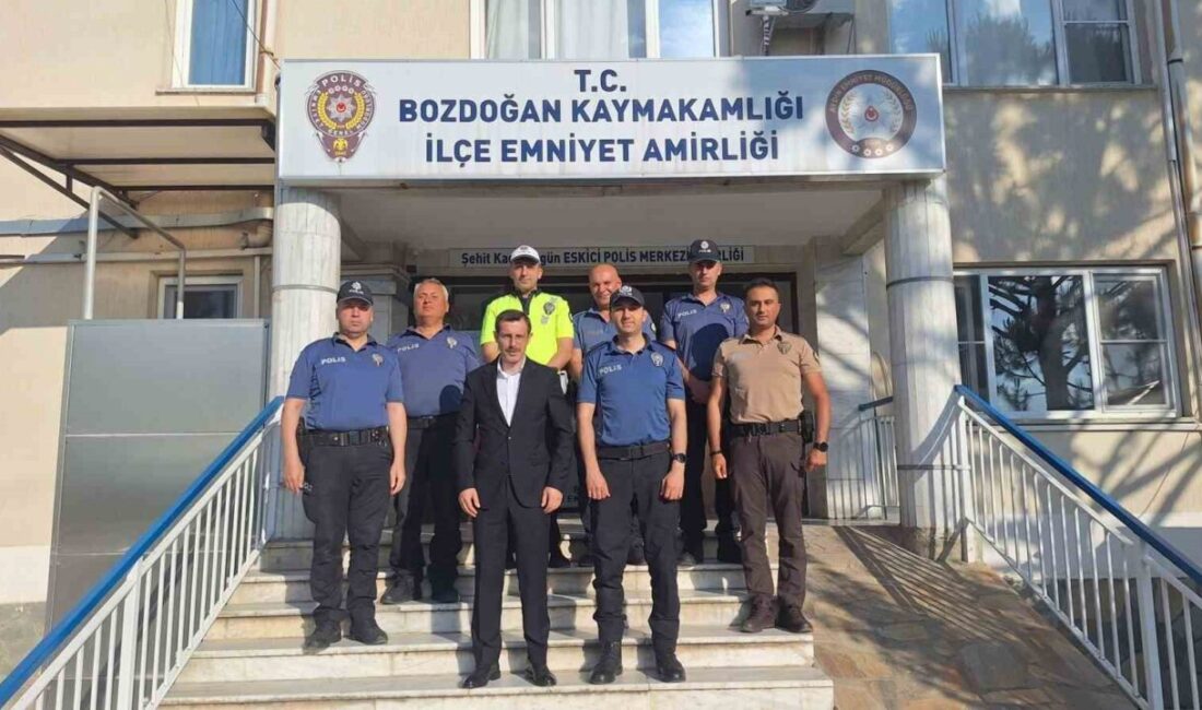 Aydın’ın Bozdoğan ilçesinde Kaymakam Yunus Emre Polat, Kurban Bayramı dolayısıyla