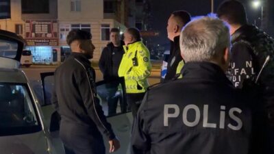 Kayseri’nin Kocasinan ilçesinde polis ekiplerinin şüphe üzerine durdurduğu otomobilin sürücüsü,