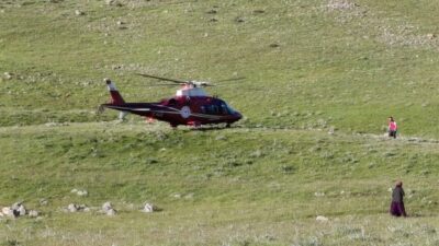 Konya’nın Karapınar ilçesinde motokros yapan bir sürücü, geçirdiği kaza sonucu