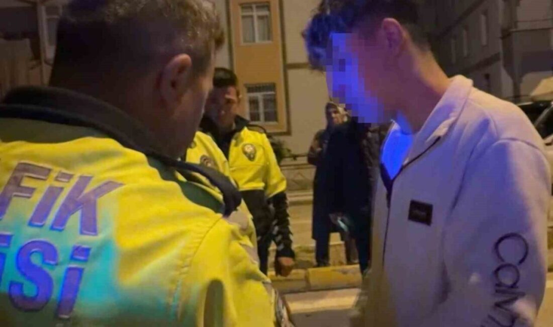 Aksaray’da yasal sınırın 4 katı alkol aldıktan sonra trafiğe çıkan