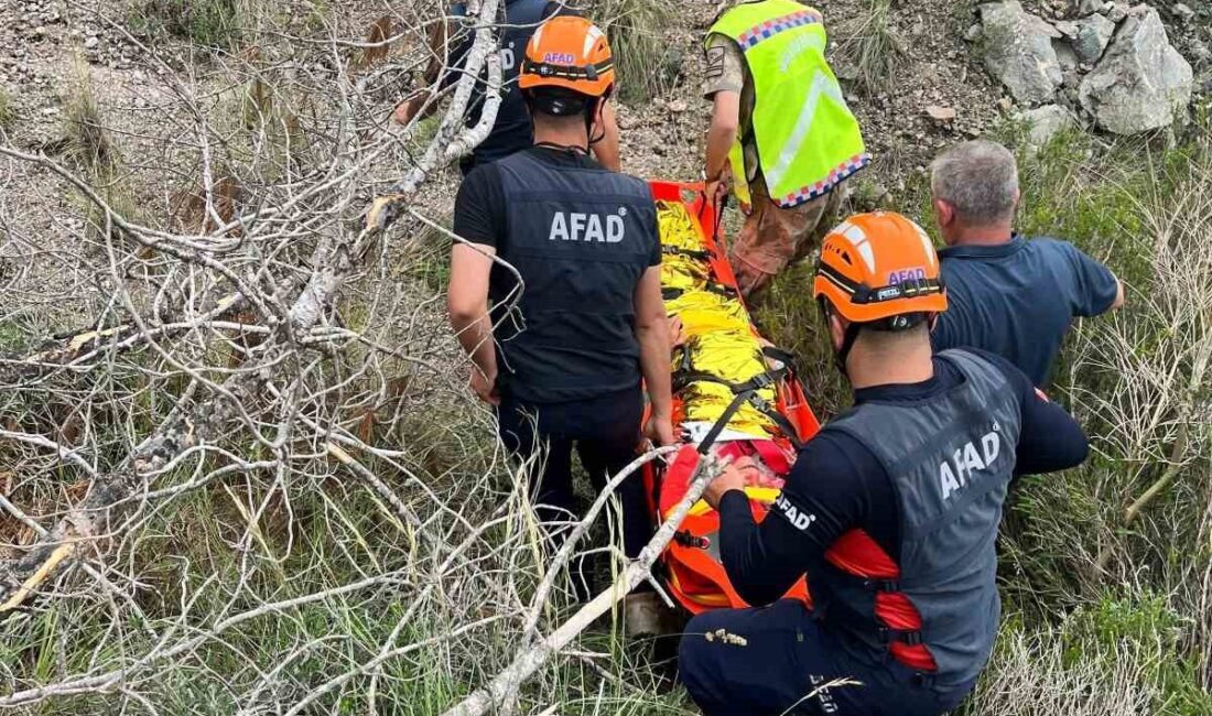 Hatay’da kekik topladığı dağlık arazide uçurumdan yuvarlanan ve yaralanan yaşlı