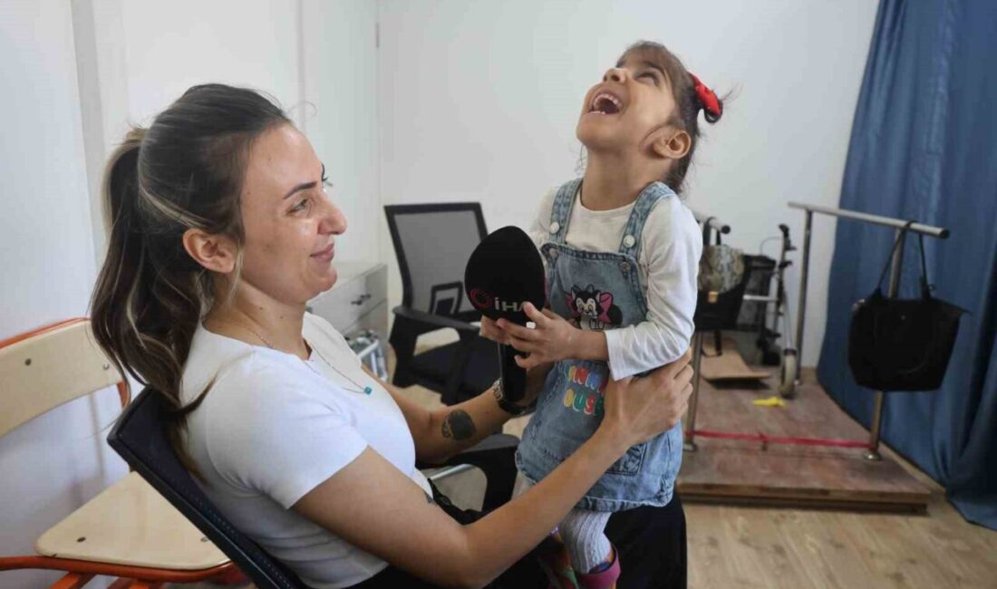 Hatay’da serebral palsi tanısı konulan 3 buçuk yaşındaki Ada Su