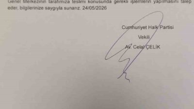 Cumhuriyet Halk Partisi (CHP) Genel Başkanı Kemal Kılıçdaroğlu’nun avukatı Celal