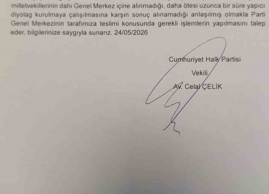 Cumhuriyet Halk Partisi (CHP) Genel Başkanı Kemal Kılıçdaroğlu’nun avukatı Celal