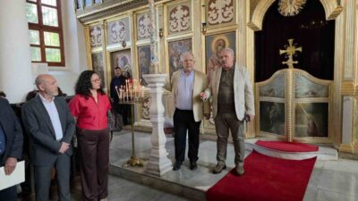 Edirne’de bulunan Sveti Georgi Kilisesi’nde gerçekleştirilecek ayin sırasında Bulgarca ve