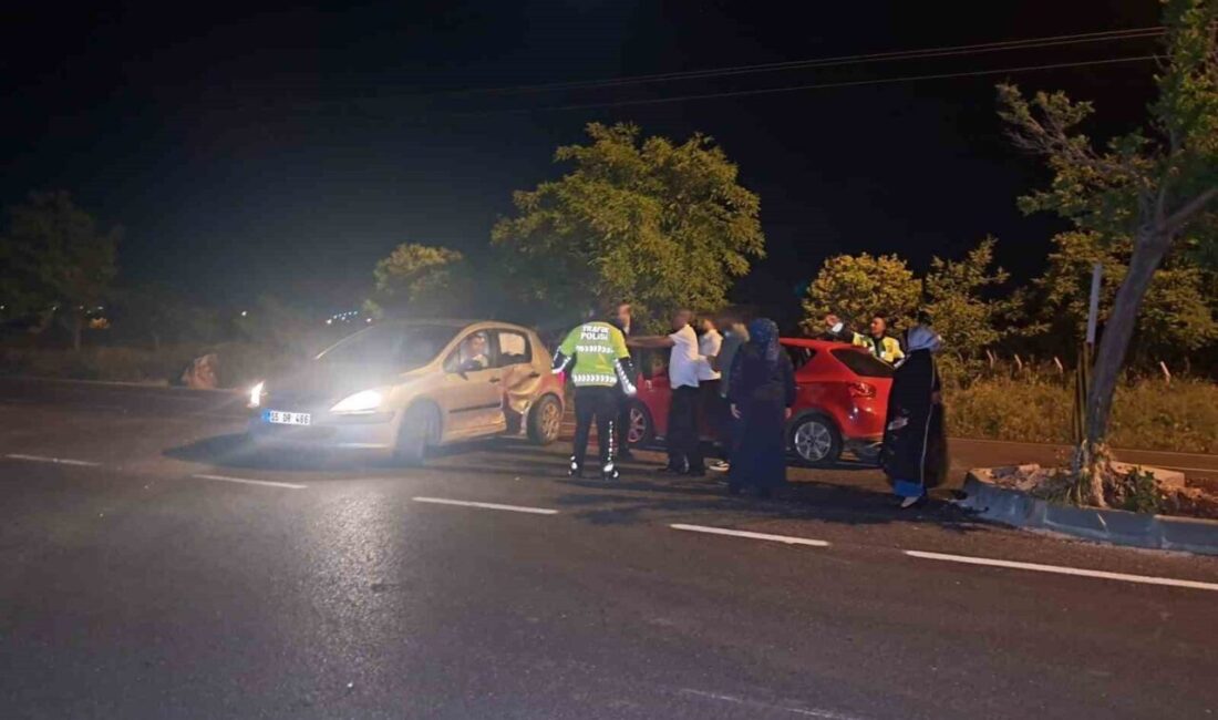 Kilis’te Öncüpınar Gümrük Kapısı yolu üzerinde meydana gelen trafik kazasında