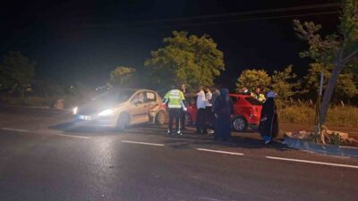 Kilis’te Öncüpınar Gümrük Kapısı yolu üzerinde meydana gelen trafik kazasında
