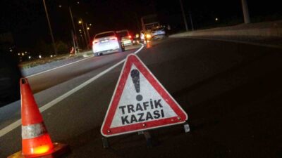 Kilis’te motosiklet ile otomobilin çarpışması sonucu meydana gelen trafik kazasında
