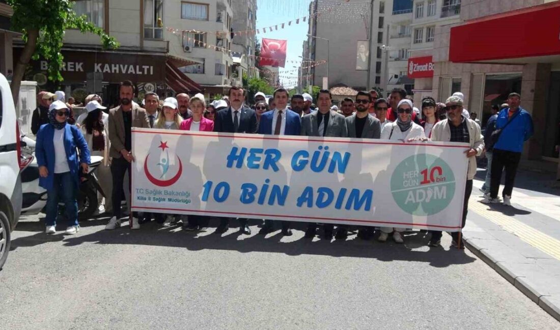 “Sağlık İçin Hareket Et Günü” kapsamında Kilis’te farkındalık yürüyüşü gerçekleştirildi.