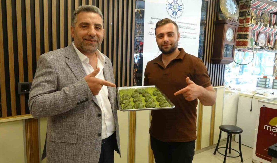 Kilis’te üretilen, ince baklava hamuru ve fıstık ezmeli özel yapısıyla