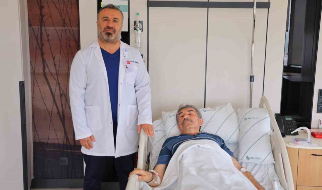 Kahramanmaraş’ta kilo kaybı şikayetiyle hastaneye başvuran 62 yaşındaki hastanın sol