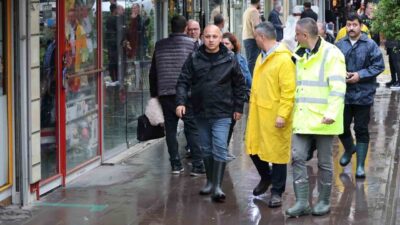 Kırıkkale Belediye Başkanı Ahmet Önal, etkili olan aşırı yağış nedeniyle