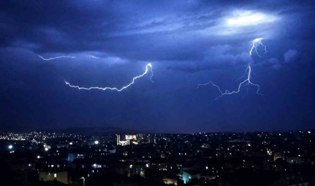 Meteoroloji Genel Müdürlüğü, Kırıkkale için kuvvetli gök gürültülü sağanak yağış