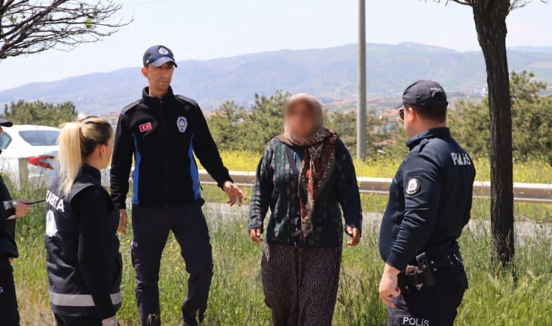 Kırıkkale’de zabıta ve polis ekiplerince düzenlenen ortak denetimde, dilencilik yaptığı