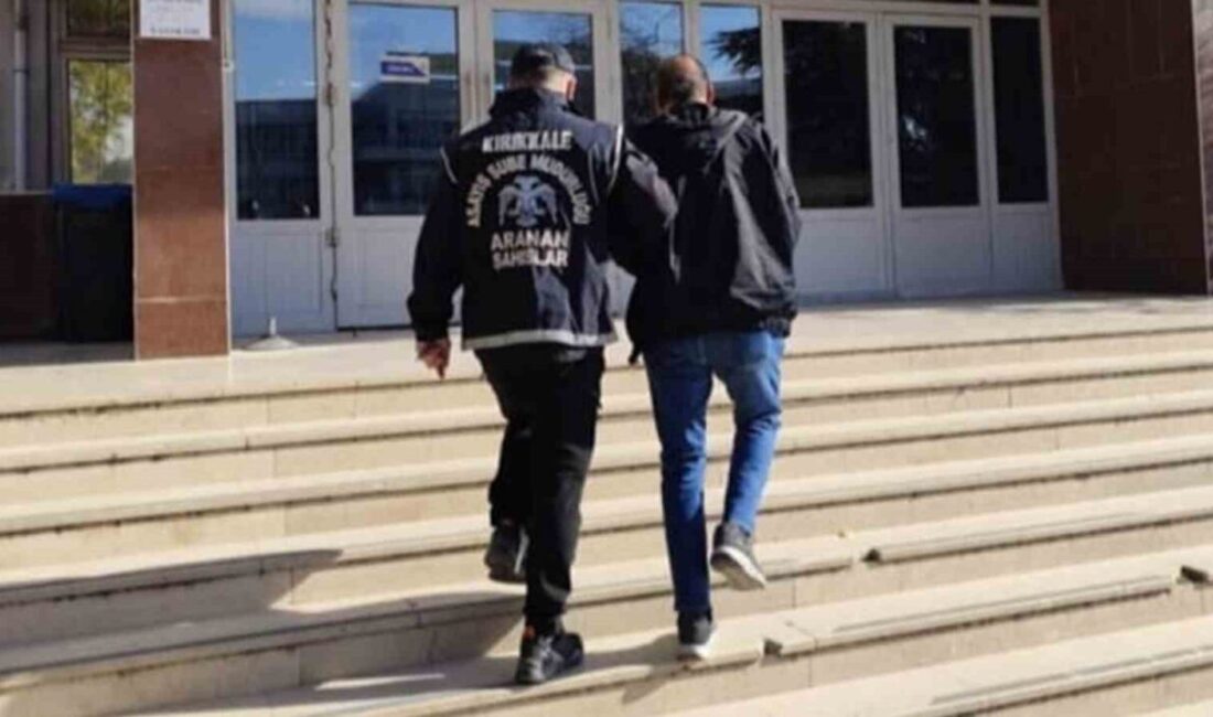 Kırıkkale’de polis ekiplerince yapılan operasyonda, hakkında 8 ay 10 gün