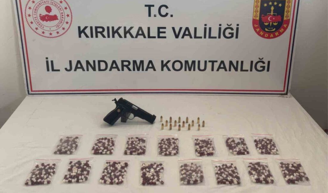 Kırıkkale’nin Keskin ilçesinde jandarma ekiplerince bir iş yerine düzenlenen operasyonda