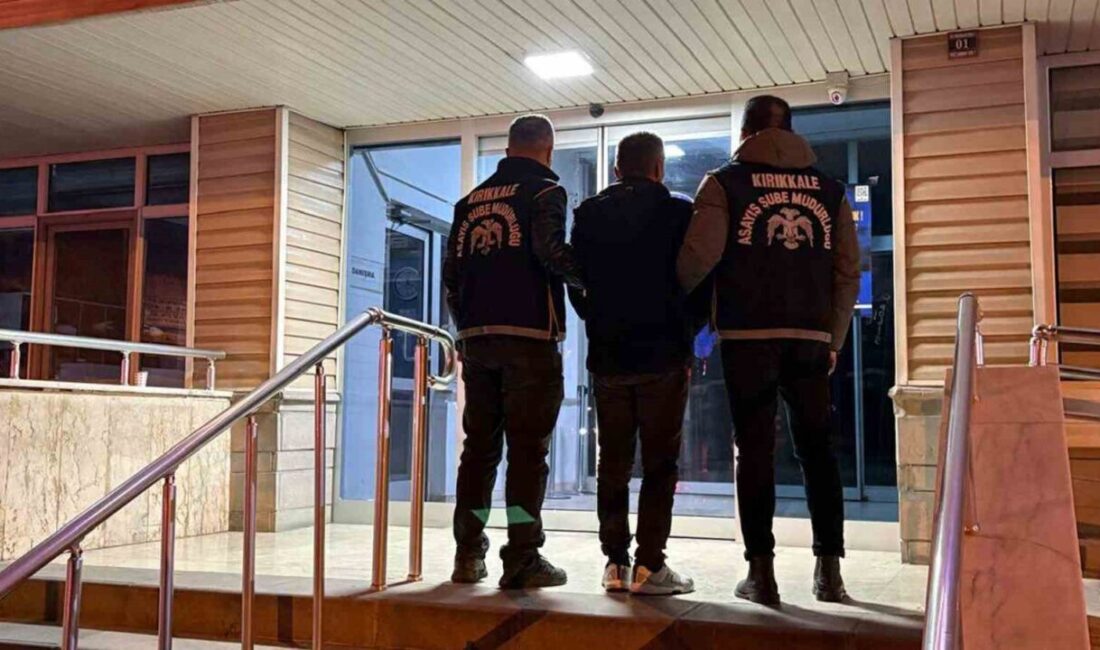 Kırıkkale’de hakkında “uyuşturucu madde ticareti yapma” suçundan kesinleşmiş hapis cezası
