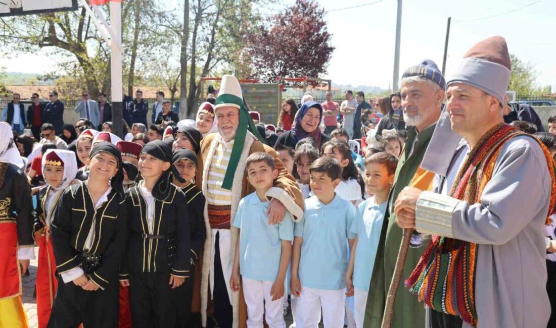 Kırşehir’de hıdırellez coşkusu, temsili Ahi Evran, Hacı Bektaş Veli ve