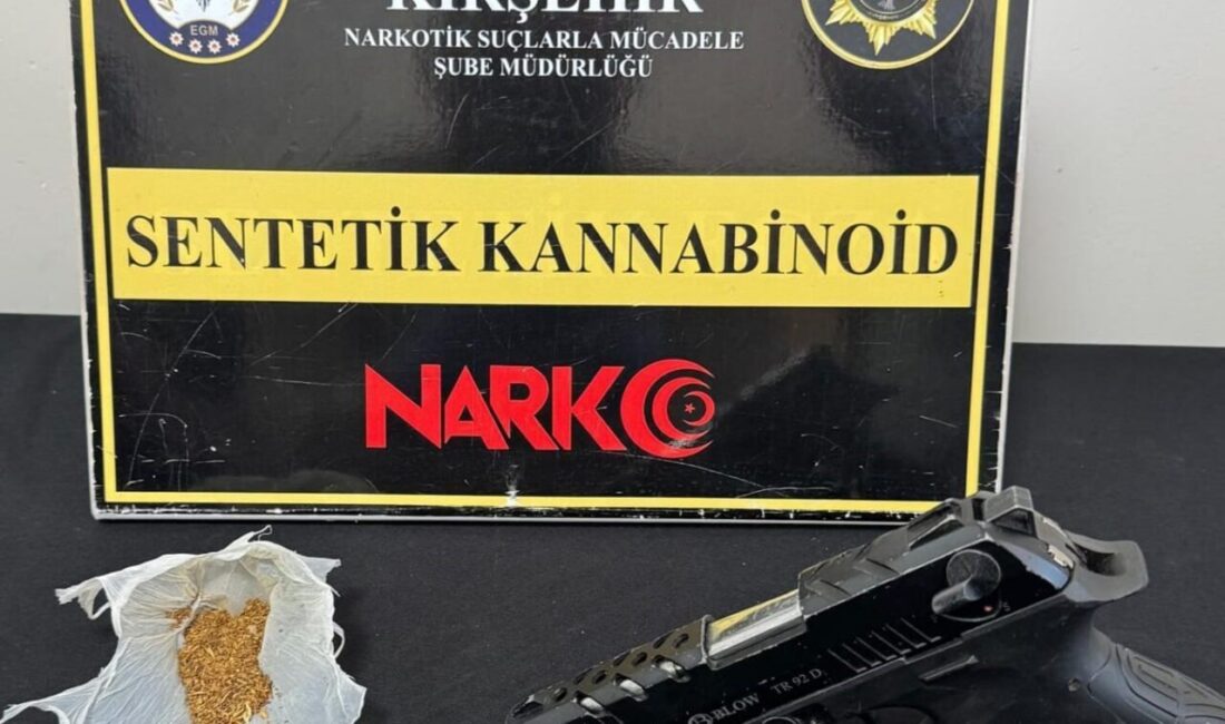 Kırşehir’de, uyuşturucu madde ticaretine yönelik düzenlenen eş zamanlı operasyonda polis