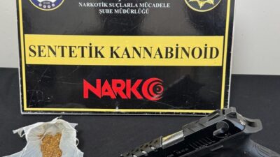 Kırşehir’de, uyuşturucu madde ticaretine yönelik düzenlenen eş zamanlı operasyonda polis