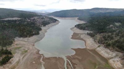 Kastamonu’da kış mevsimi ve bahar yağmurlarına rağmen Karaçomak Barajı’nda su