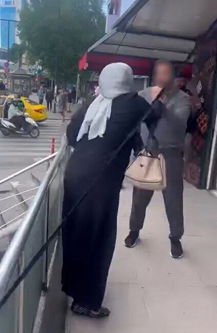 Esenyurt akli dengesi yerinde olmayan bir kadın, kocasını işyerine kadar