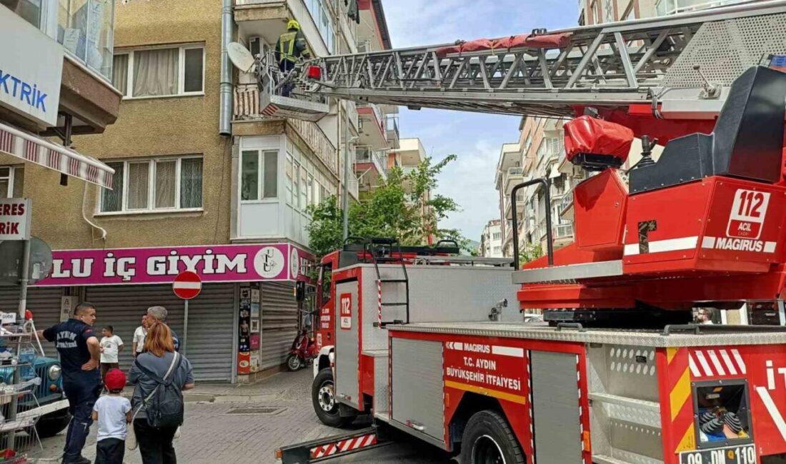 Aydın’ın Efeler ilçesinde yaşlı bir adamın ocakta unuttuğu yemek nedeniyle