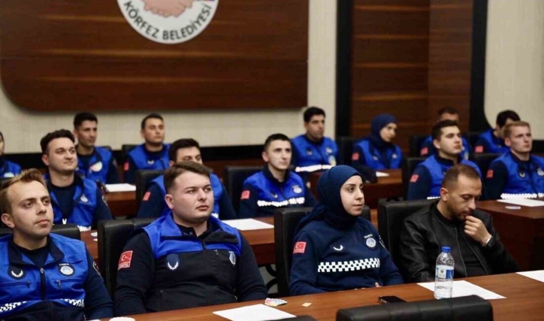 Körfez Belediyesi’nde “Etik Haftası” etkinlikleri çerçevesinde zabıta personellerine “yerel yönetimlerde