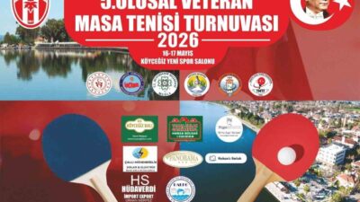 Muğla’nın Köyceğiz ilçesinde 5. Ulusal Veteran Masa Tenisi Turnuvası gerçekleştirilecek.